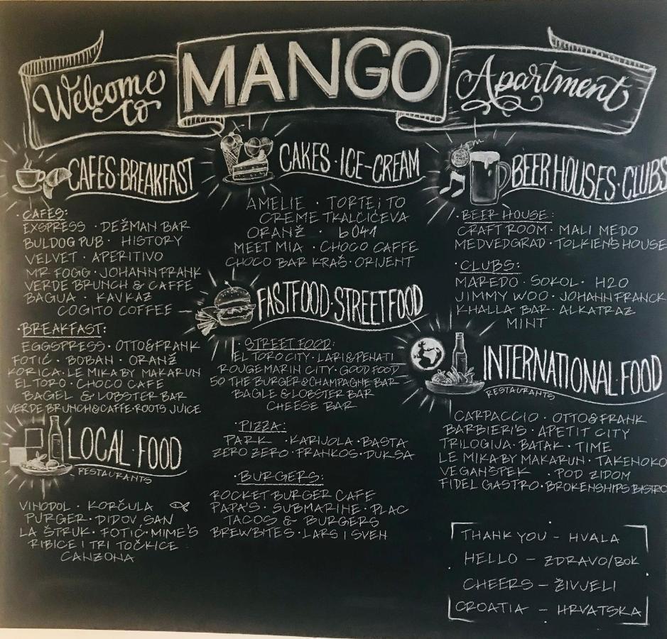 Apartments Mango Downtown Zagreb Dış mekan fotoğraf
